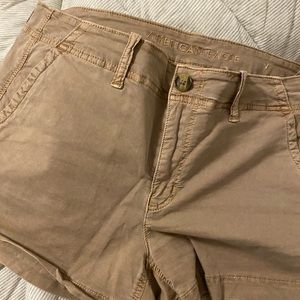 American eagle tan shorts